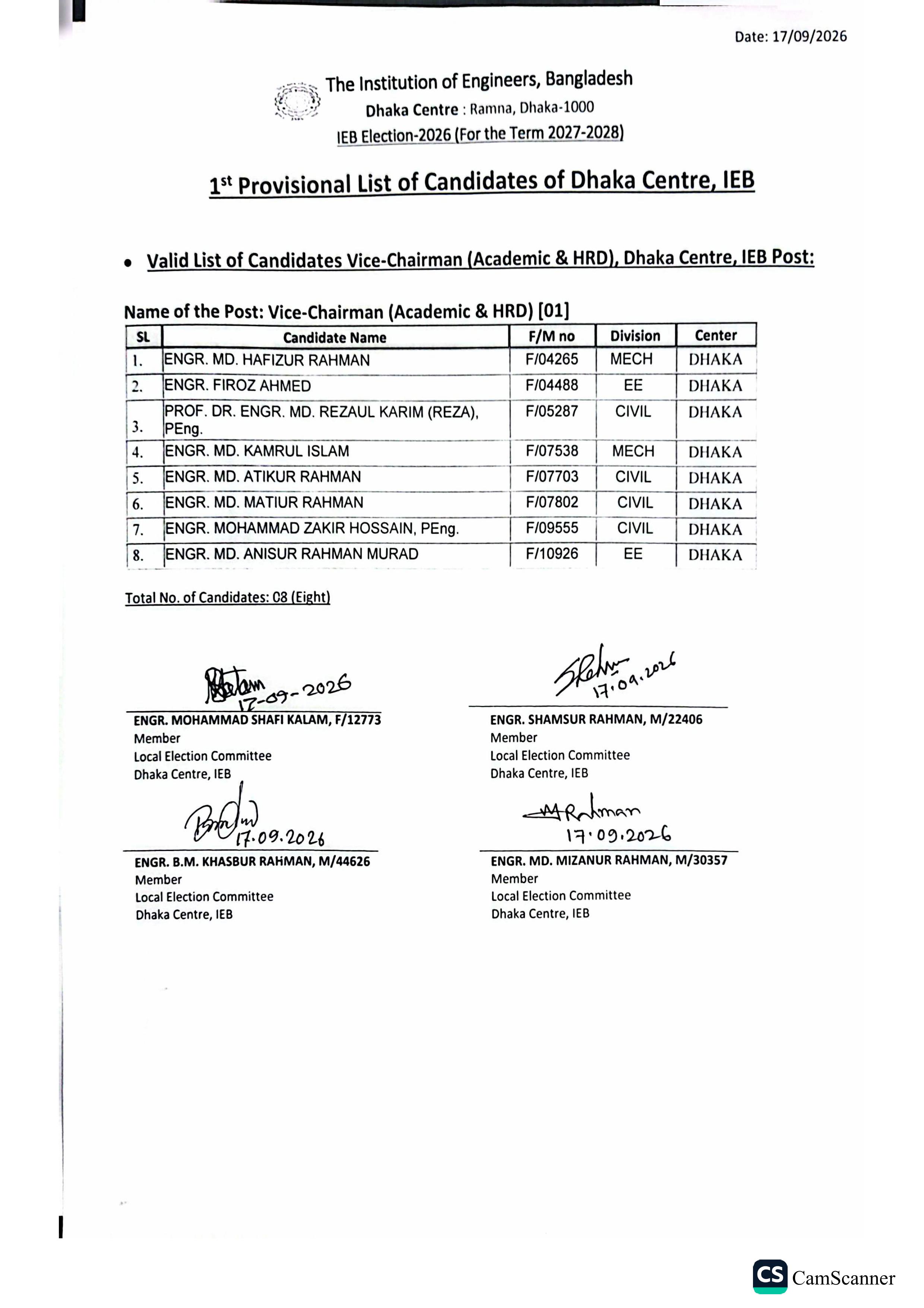 1st Provisional List of Dhaka Centre-images-2